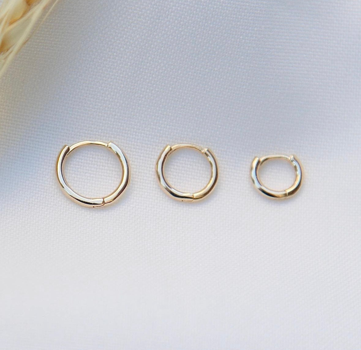 Trio Golden Hoops