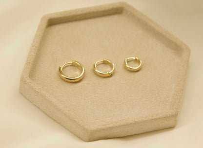 Trio Golden Hoops